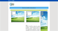 Desktop Screenshot of doctrina-juridica.planetaius.com.ar